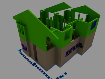 3D CADセミナーにて作図実習中のモデル