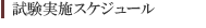 試験実施スケジュール